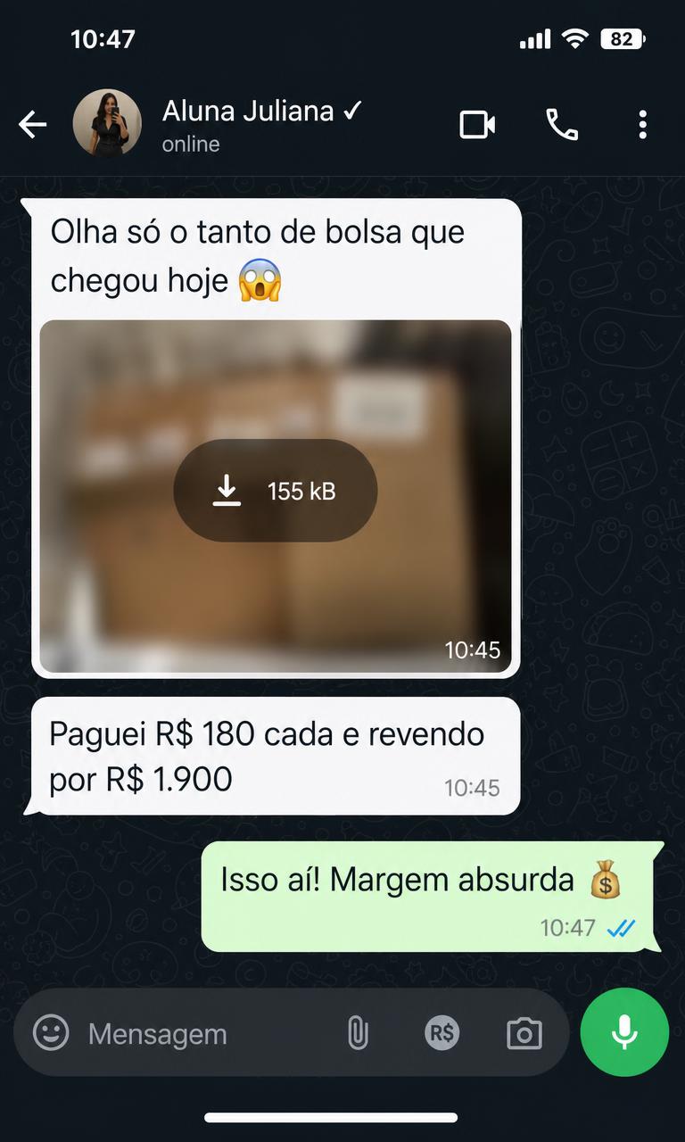 Print de conversa de aluno 4