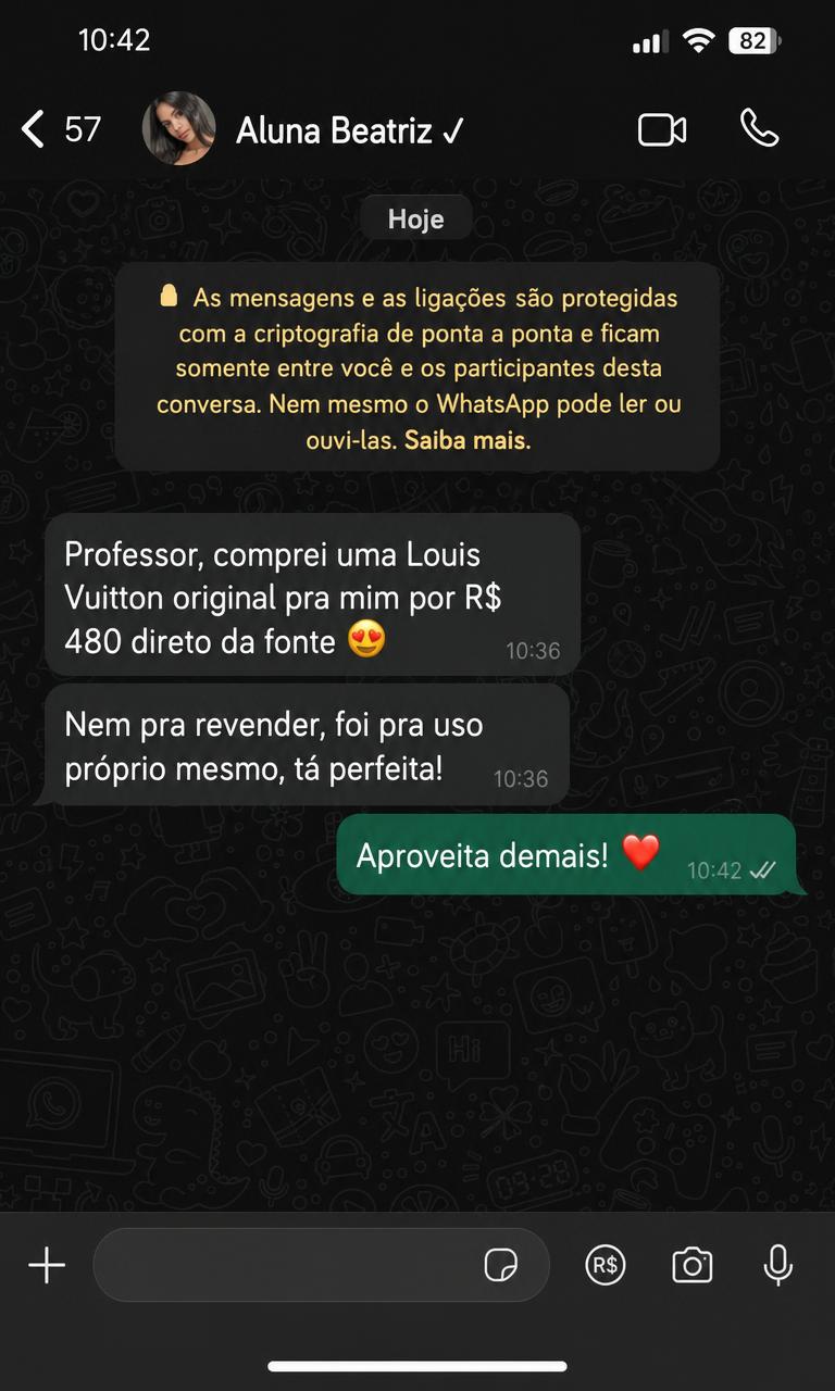 Print de conversa de aluno 6